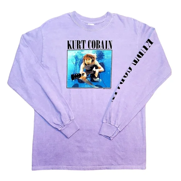 Nirvana 90s Long Sleeve T-shirt Size Medium Men's - Picture 2 of 7